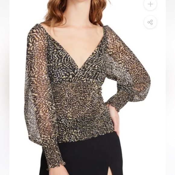 NWT Steve Madden - Shannon Top Black XS - Picture 5 of 13